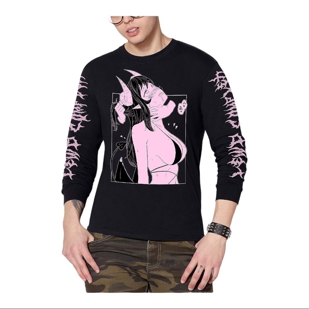 SPENCER’S Sububus Hentai Long Sleeve T Shirt - Lewd Complex